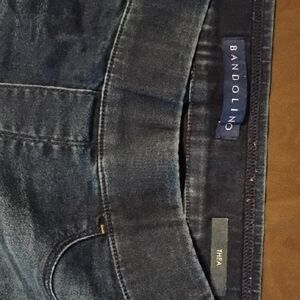 Bandolino Womens Dark Denim Jeans